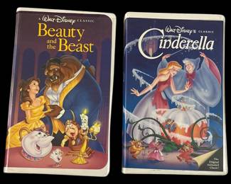 Disney Classics VHS Beauty Cinderella