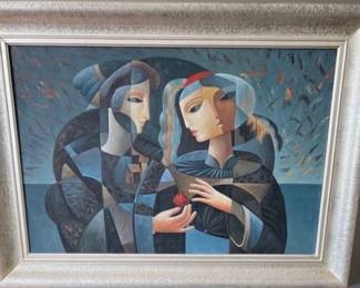 Oleg Zhivetin Friendship Framed Canvas