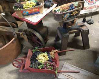 48. Wine making equipment. Wheelbarrow 
