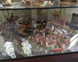 349. Erzgeberg miniatures on the next few pictures. Zoom in to see all the different pieces and groups