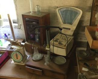 10., pharmacy scales and measures.