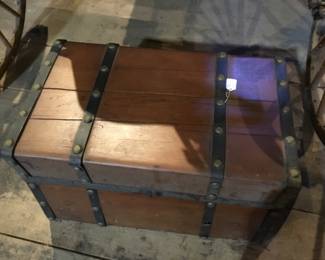 248. antique trunk 
