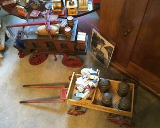 304. wagons with accessories.
