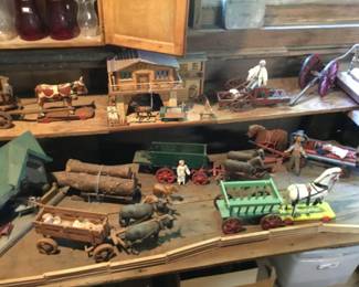170. animals and wagons.