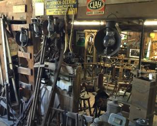 219. We have a huge collection of tools and vintage building and workshop equipment, check it out. No photos can give an accurate description of the collection. 