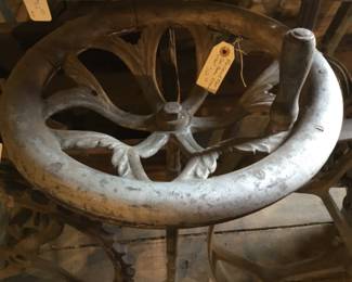 274. railroad flat car wheel. 