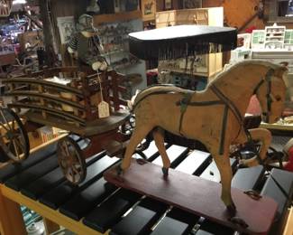 174. large horse and wagon