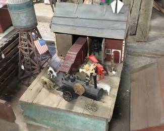 57. barn set with many accessories 