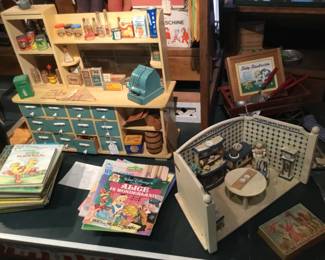 388. We have a huge collection of miniature rooms,  houses, farms, towns,  as well as accessories 
