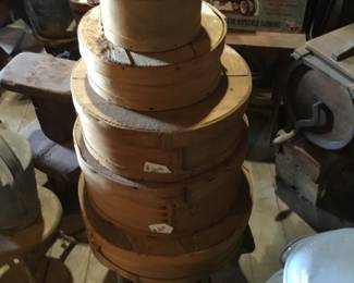 235. stack of wooden boxes.