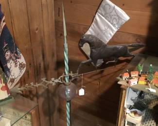 150. weather vane with horse directional 