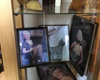 7. Small collectibles, pictures of Marilyn Monroe