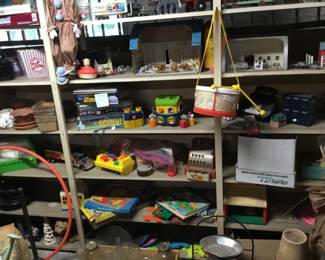 110. toys, some garage sale finds