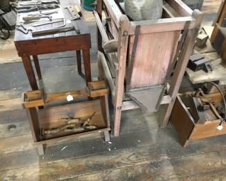 191. wooden magazine rack