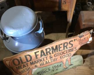 236. signs, butter churns 