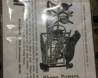 252. Information on dog and sheep powered butter churn 