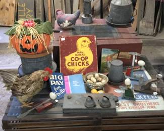 47. Chicken related items 