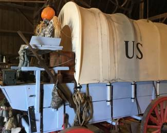 261. Army escort wagon, many accessories. We would like to sell all together but will consider offers for just the wagon. Fully restored, beautiful piece of history 