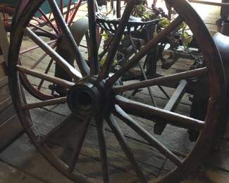 281. large wagon wheel, 54” diameter 