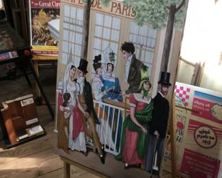 137. French cafe art