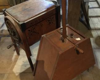 243. butter churns, probably over 50 available for sale