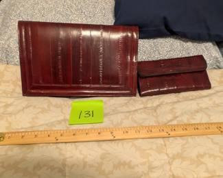 Genuine Eel Skin Bag and clutch