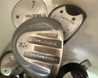 Various Golf clubs