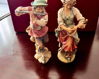 Wood carved musicians, Germany