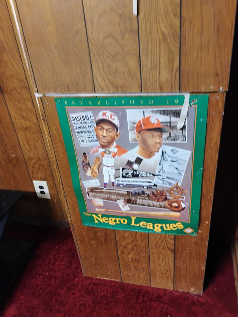 Vintage baseball poster