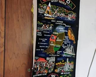 mid century wall hanging