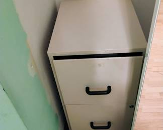 Two drawer file cabinet