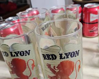 Set of four bar glasses