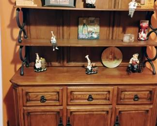 BUFFET WITH HUTCH PLUS DECOR 1/2 off