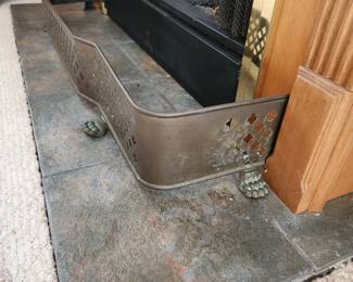 Brass Fireplace fender