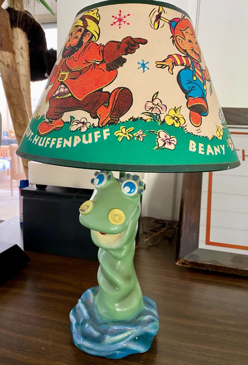 Cecil the Seasick Serpent Lamp by Bob Clampett from Beany and Cecil Cartoon. 1962
