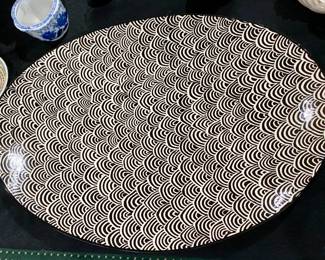 Signed Contemporary Serving Platter