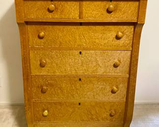 Antique Burlwood Cabinet (matches bed frame)