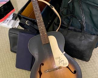 Kay N4 Archtop Vintage Solid Top Acoustic Guitar Tobacco Sunburst