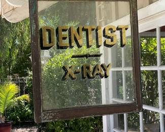 Antique Dentist - X-Ray Signage