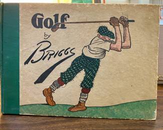 1916 Golf cartoon humor book by Briggs