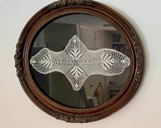 Frame Doily in Victorian Oval Frame