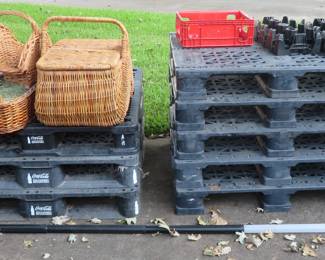 Coca Cola and Miller Coors pallets