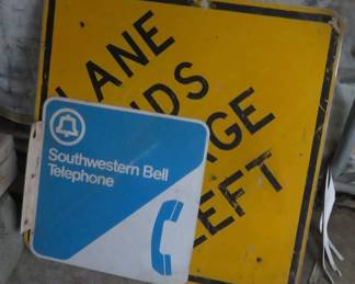 Southwestern Bell Telephone pay phone sign