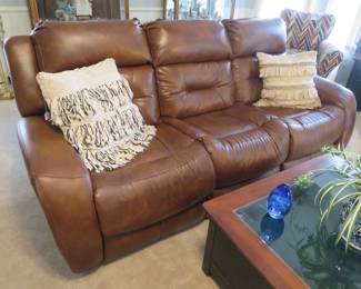 Southern Motion leather sofa