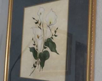Calla Lilies print