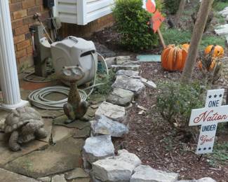 Planters, garden decor