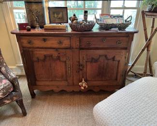 Circa 1840 French pine server 