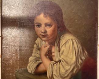 Vintage boy posing 