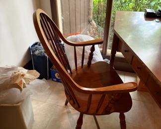 Antique desk chair 
