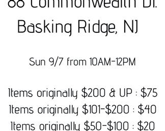HELP US CLEAN OUT THE HOUSE PRICES SLASHED ITEMS MARKED OVER $200 REDUCED TO $75 ITEMS $101$200 REDUCED TO $40 ITEMS $50$100 REDUCED TO $20 ITEMS $20$49 REDUCED TO $5 ITEMS $1$19 REDUCED TO $1 HELP US CLEAN IT OUT